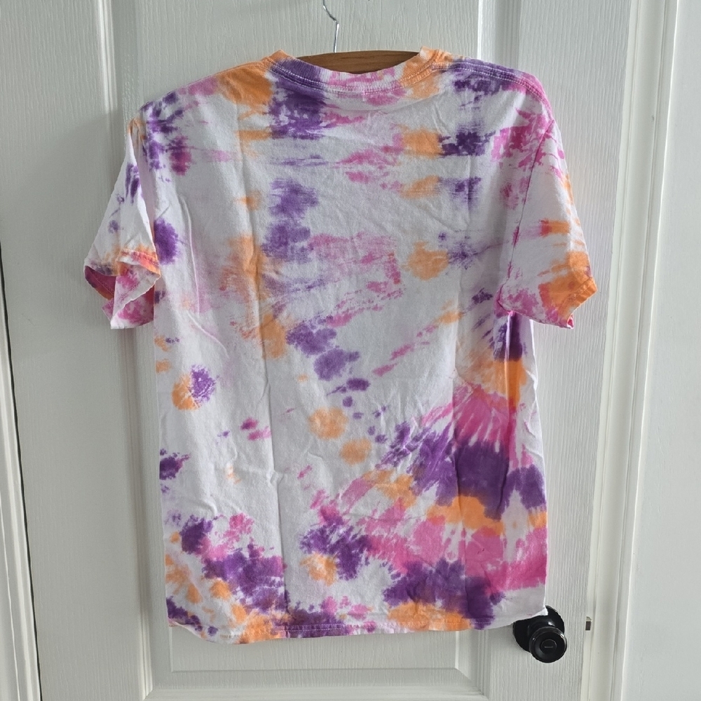 Gildan Purple and Orange Tie-Dye Mama Bear Tee - Picture 3 of 3